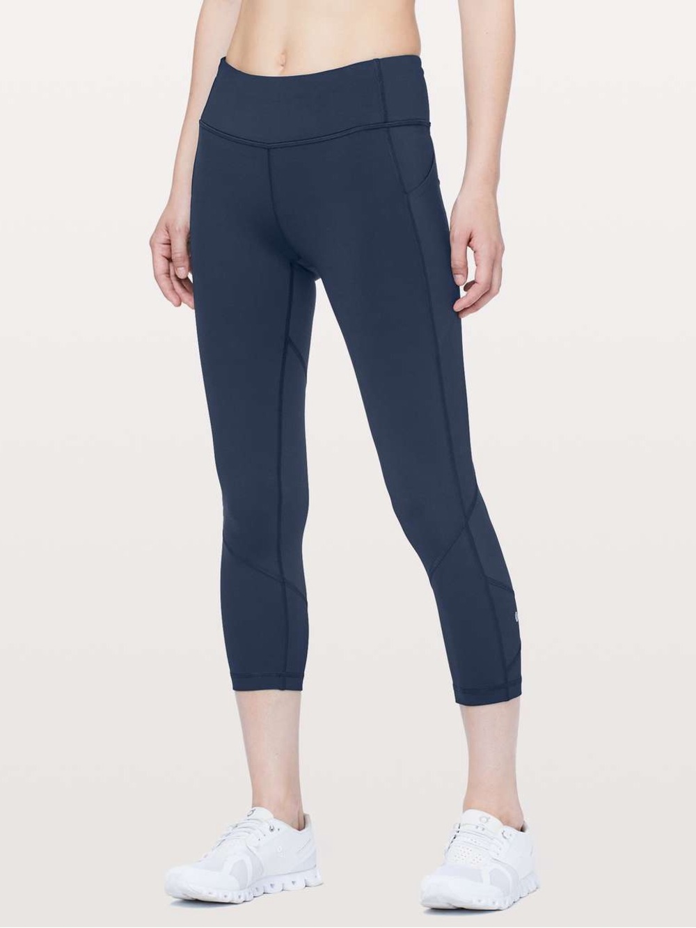 Lululemon Navy Pace Rival Crop *22" Size 4